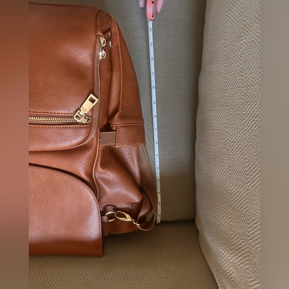 Brown Leather Backpack - image 6